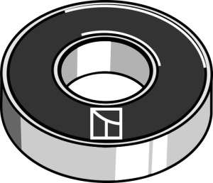 Deep groove ball bearing