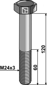 Bout - M24x3 - 10.9
