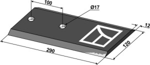 Tegenmes 290mm