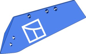 Soc à pointe réversible SSP332OSL - gauche