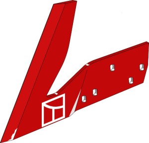Aileron coutre - droite