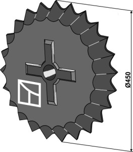 Toothed roller-ring - Ø450mm