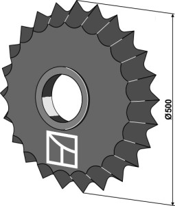 Toothed roller-ring - Ø500mm