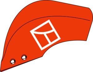 Étrave pour rasette D3a - gauche