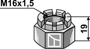 Kroonmoer M16x1,5