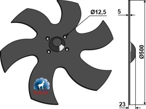 Levelling disc - left