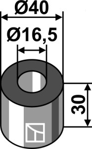 Bus 30x Ø16,5xØ40