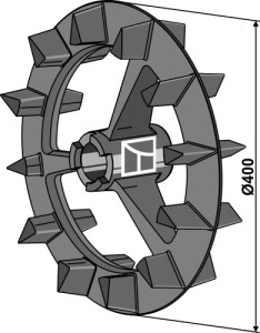 Crosskill ring - Ø400mm - right