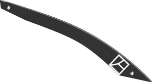 Streichblech-Streifen - rechts