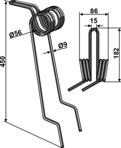 Wiedegtand Ø9mm
