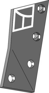 Halter für Wechselspitze - links