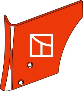 Düngereinlegerblech - links