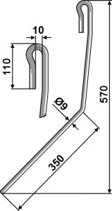 Wiedegtand Ø9mm