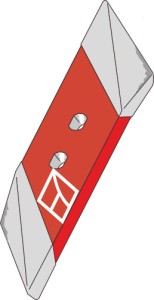 Wechselspitze DURAFACE 70x15 - rechts