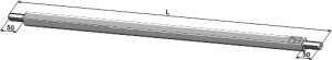 Square shaft 1970 - M27x2