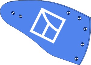 Streichblech-Hinterteil HRP-295O - rechts