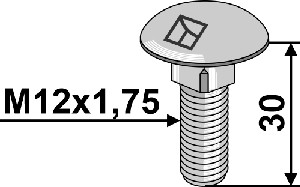 Boulon M12x1,75