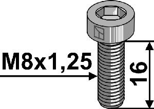 Inbusbout M8 - 8.8