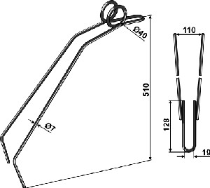 Wiedegtand Ø12mm