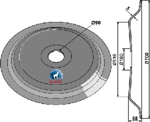 Roue-DD Ø700x5