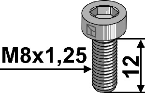 Inbusbout M8 - 8.8