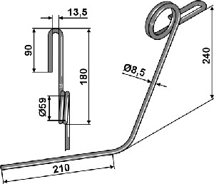 Wiedegtand Ø12mm