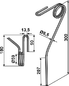 Wiedegtand Ø12mm