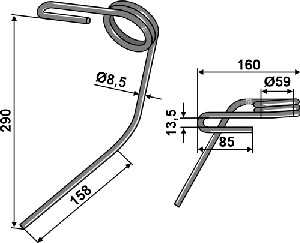 Wiedegtand Ø12mm