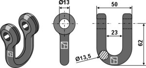 Klepelbeugel Ø13,5