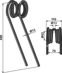 Wiedegtand Ø13mm