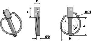 Borgpen Ø12,5x60