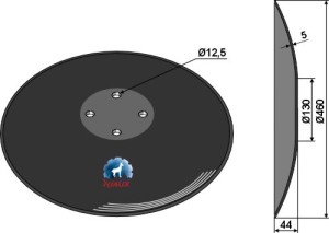 Disque lisse  - Ø460x5