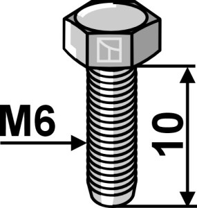 Bout M6 verzinkt