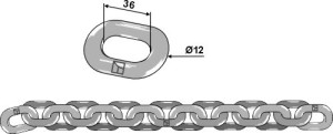Ketting - 12x36 - D7