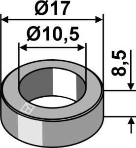 Bus Ø10,5x8,5xØ17