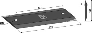 Blades for chopper rollers 470mm