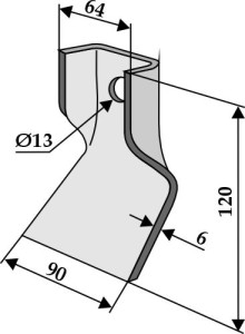 Mesje 120x64mm