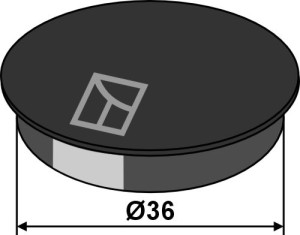 Cap piece of the bearing Ø36