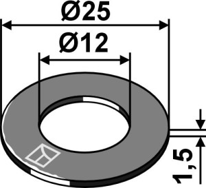 Ressort à disque Ø25