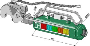 Hydraulische topstang-body cat. III
