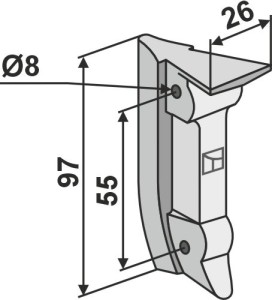 Wedge for seed share