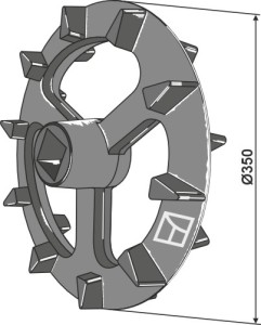 Crosskill ring - Ø350mm