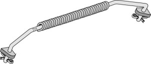 Ressort de stabilisation pour barres inférieures Cat. II-III