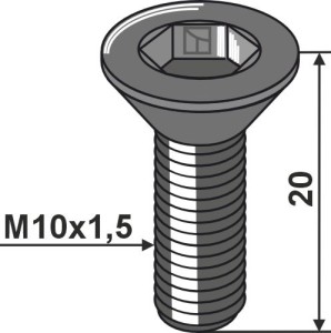 Boulon à six pan creux