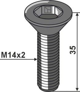 Boulon à six pan creux