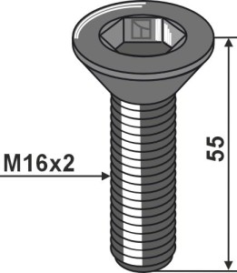 Boulon à six pan creux