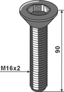 Boulon à six pan creux