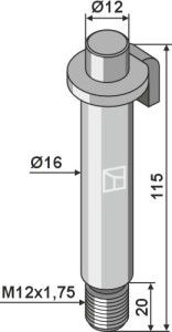 Slagbout Ø16