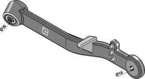 Armgeheel sluitwiel, rechterzijde