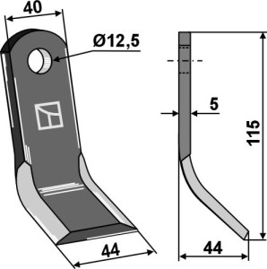 Y-mes 115x40mm
